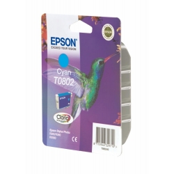 Ink Epson T0802 C13T08024020 Cyan Crtr - 900Pgs