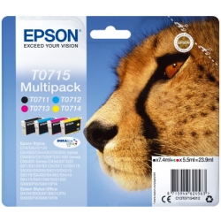 Ink Epson T0715 C13T07154020 Multipack 4 Colours
