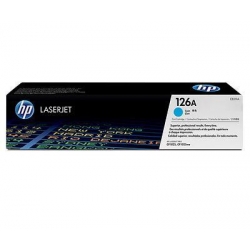 Toner Laser HP LJ Color CP1025 126A Cyan - 1K Pgs