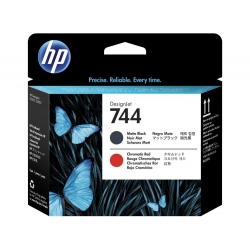 Ink HP No 744 Printhead Matte Black and Red