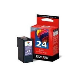 No 24 Ink Lexmark 18C1524E Colour - 185Pgs
