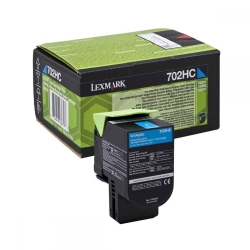 Toner Laser Lexmark 70C2HC0 High Yield Cyan -3k Pgs