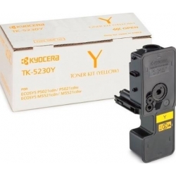 Toner Laser Kyocera Mita TK-5230Y Yellow HC - 2,2K Pgs